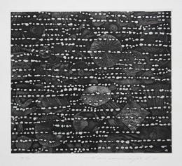 中林忠良 銅版画『人生は花の如く淋しい海の流転』(大腐爛頌より) 限定35部