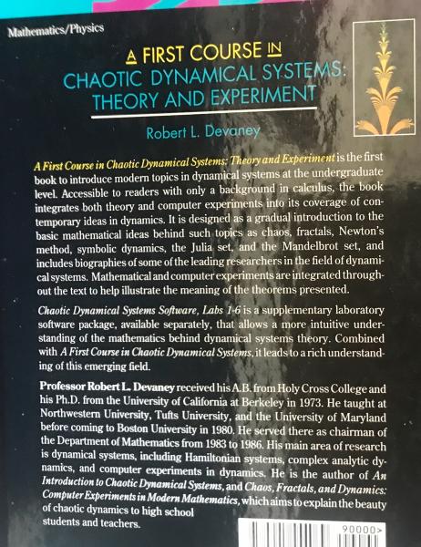 英語数学洋書 カオス力学系の基礎：理論と実験【A First Course In