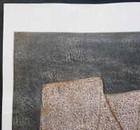 萩原英雄 大判木版画(両面刷り)『仮面 No.1 (mask)』 限定30部