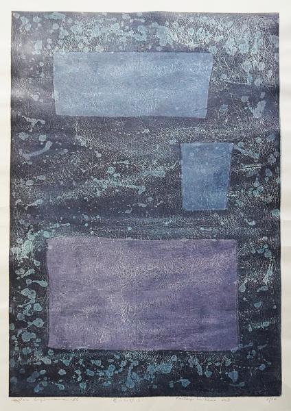 黒崎彰 木版画『メランコリーB (Melancholy)』W-274 限定120部