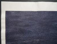 萩原英雄 大判木版画(両面刷り)『藍の幻想 No.3 (Fantasy in blue)』限定30部