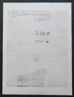 萩原英雄 大判木版画『仮面劇 No.11 (masque)』 限定50部