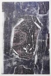 萩原英雄 大判木版画『ささやかな記録(A) 』 限定50部