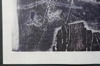 萩原英雄 大判木版画『ささやかな記録(A) 』 限定50部