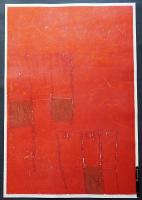 萩原英雄 大判木版画『古代の唄 No.1 (ancient song) 』限定50部