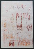 萩原英雄 大判木版画『古代の唄 No.1 (ancient song) 』限定50部