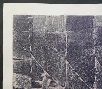 萩原英雄 サンパウロ・ビエンナーレ出展作 大判木版画『古代の唄 No.5 (ancient song) 』限定50部