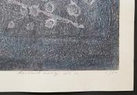萩原英雄 大判木版画『古代の唄 No.10 (ancient song) 』 Ed.50の内、No.1