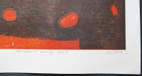 萩原英雄 大判木版画『古代の唄 No.8 (ancient song) 』限定50部
