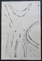 萩原英雄 大判木版画『鎧える人 No.11 (man in armor) 』 限定30部