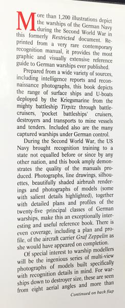 英語洋書 第二次世界大戦のドイツ海軍艦艇German Naval Vessels of