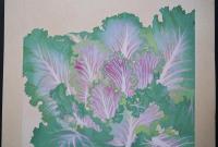 土屋楽山 木版画 洋草花譜『ブラシカ (Brassica』