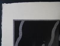 黒崎彰 木版画『虚の軌跡 (Traces in a Void)』W298 限定50部