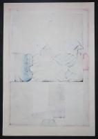 黒崎彰 世界版画賞受賞作 大判木版画『迷彩譜9(Camouflaged World)』W247 限定50部