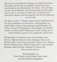 ドイツ語洋書 今日のアルベルト・シュヴァイツァー：その思想の焦点【Albert Schweitzer heute : Brennpunkte seines Denkens】