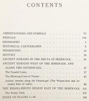 【英語洋書 / 全2冊揃い】 内モンゴル自治区エドセンゴル地域における考古学調査 『Archaeological researches in the Edsen-gol region Inner Mongolia』