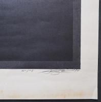 黒崎彰 大判木版画『闇のコンポジションC(Composition of the Darkness)』W108C 限定30部
