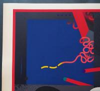 黒崎彰 京展賞受賞作 大判木版画『暗号の森2(Secret Codes)』W157 限定50部 