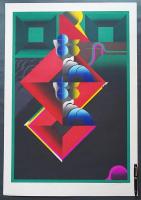 黒崎彰 大判木版画『失われた楽園3(Lost Paradise)』W129　限定40部