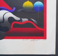 黒崎彰 木版画『失われた楽園8(Lost Paradise)』W136　作家保存版 限定10部