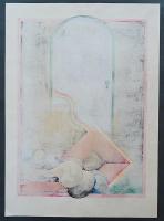 黒崎彰 木版画『失われた楽園8(Lost Paradise)』W136　作家保存版 限定10部