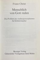 ドイツ語洋書 人間的に神について語る：シュライアマハーにおける擬人化の問題【Menschlich von Gott reden : das Problem des Anthropomorphismus bei Schleiermacher】