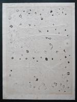 萩原英雄 大判木版画『星月夜 No.2(Starlit night)』限定50部  額装