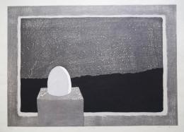 山中現 木版画『まどⅢ』 限定30部