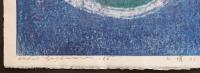 萩原英雄 木版画(両面刷り)『土壌 No.3 湿地帯』 限定30部