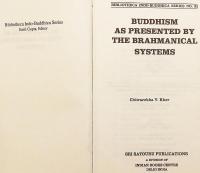 【英語・サンスクリット洋書】 バラモン教体系による仏教の提示 『Buddhism as presented by the Brahmanical systems』