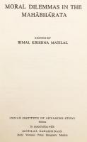 【英語洋書】 古代インド叙事詩『マハーバーラタ』における道徳的ジレンマ 『Moral dilemmas in the Mahābhārata』