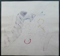 萩原英雄 木版画『サーカス No.4 (Circus)』 限定50部