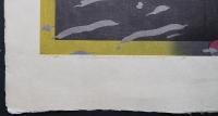 黒崎彰 大判木版画『二つの時の間にB (Between Moments)』W328 Ed.90の内,No.1