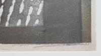 黒崎彰 大判木版画(韓国楮紙)『三本の稲妻(Three Lightning Flashes)』W441 限定50部