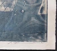 河内成幸 大判木版画(凸凹摺り)『翔べⅣ (The Flying)』 Ed.35の内,No.1　
