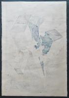 河内成幸 大判木版画(凸凹摺り)『翔べⅣ (The Flying)』 Ed.35の内,No.1　