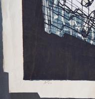 河内成幸 大英博物館所蔵作 大判木版画(凸凹摺り)『Give up Ⅳ』限定30部