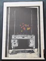 河内成幸 大英博物館所蔵 大判木版画(凸凹摺り)『写しえない事実Ⅱ(The Non-Reflectable Fact)』限定50部