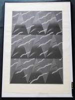 黒崎彰 世界版画賞受賞作 木版画『虹の軌跡 (Trace of the Rainbow)』W300 限定50部