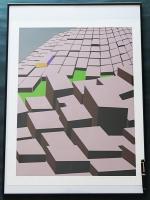 木村利三郎 大判シルクスクリーン『City 115』作家保存版　