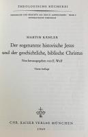ドイツ語洋書 いわゆる史的イエスと歴史的・聖書的キリスト【Der sogenannte historische Jesus und der geschichtliche, biblische Christus】