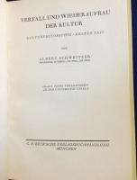 ドイツ語洋書 文化の没落と再建【Verfall und Wiederaufbau der Kultur】