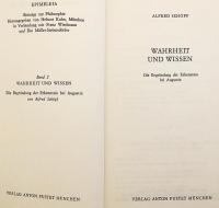 【ドイツ語洋書】 真理と知識：アウグスティヌスの認識論の基盤 『Wahrheit und Wissen : die Begründung der Erkenntnis bei Augustin』