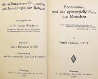 【ドイツ語洋書】 聖ボナヴェントゥラと人間の実存的存在論 『Bonaventura und das existenzielle Sein des Menschen』　1935年刊