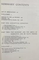 英語洋書 経済と社会：理解社会学の概要 全2巻揃【Economy And Society : an outline of interpretive sociology】