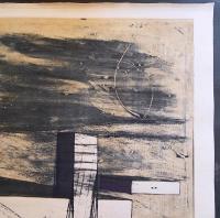 河内成幸 大判木版画(凸凹摺り)『加速夢Ⅲ(The Accelerated Dream)』Ed.35の内,No.1 