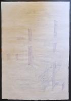 河内成幸 大判木版画(凸凹摺り)『加速夢Ⅲ(The Accelerated Dream)』Ed.35の内,No.1 