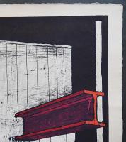 河内成幸 大英博物館所蔵作 大判木版画(凸凹摺り)『H公Ⅱ(Figure H)』限定30部
