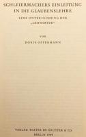 【ドイツ語洋書】 シュライアマハーの『信仰論序説』：「命題」の考察 『Schleiermachers Einleitung in die Glaubenslehre : ein Untersuchung der "Lehnsätze"』