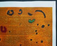 萩原英雄 木版画『星月夜 No.12 (Starlit night)』Ed.50の内,No.1